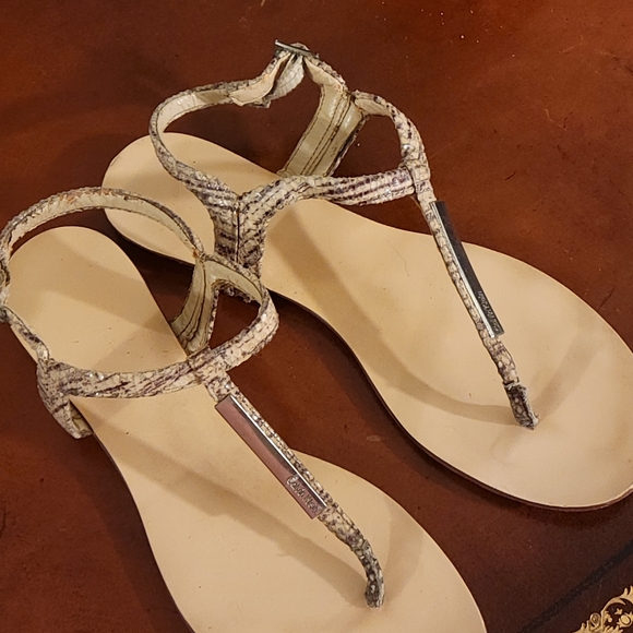 Calvin Klein Shoes - Calvin Klein Snakeskin Sandals Size 8.5